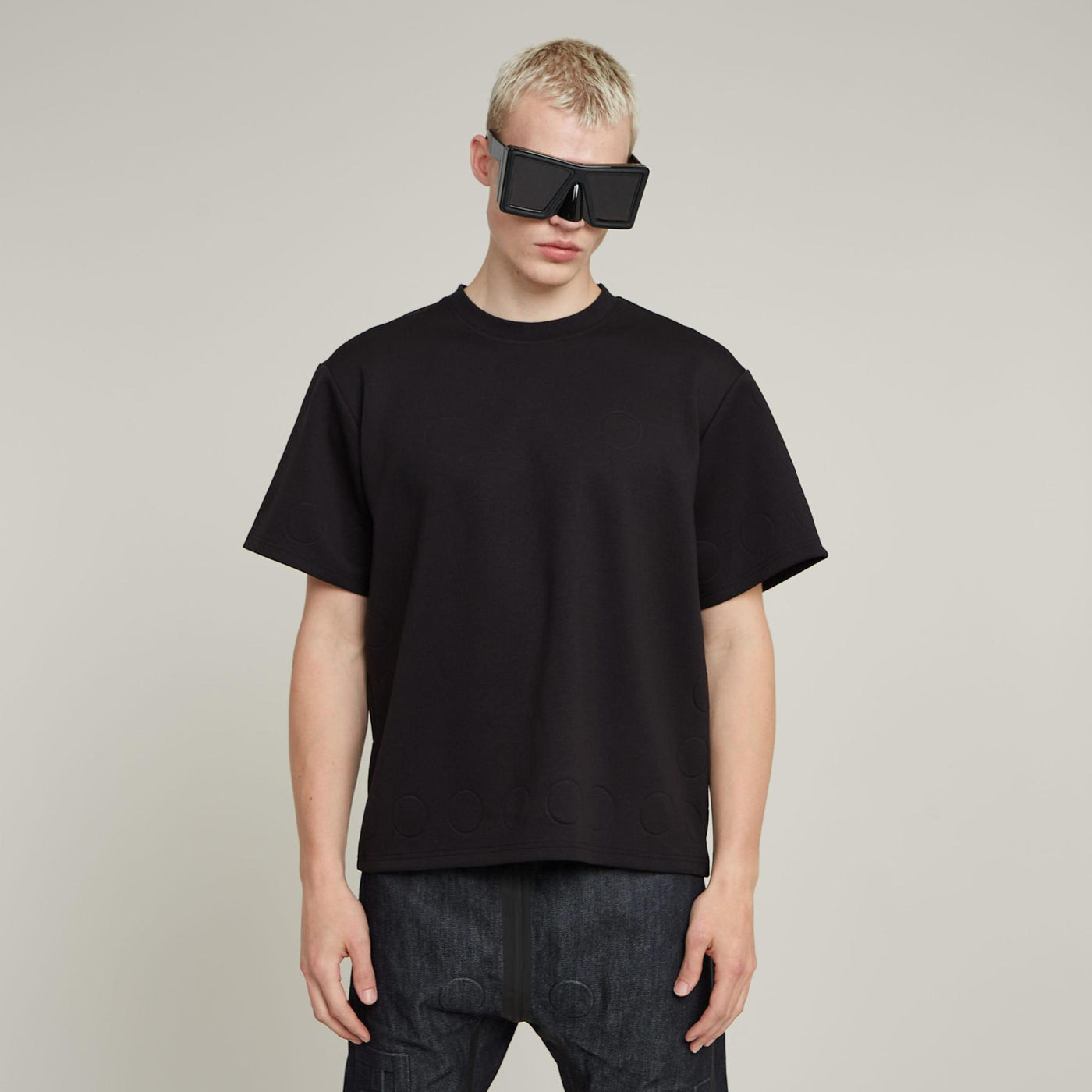 GSxWVB Oversized Boxy Tee Black