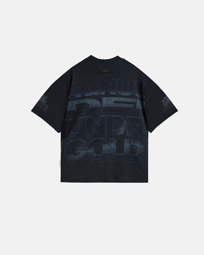 Undergold Agnus Dei Saint Shepherd Boxy Fit T-Shirt Vintage Black