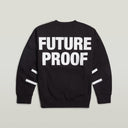 GSxWVB Oversized Sweat LS Black
