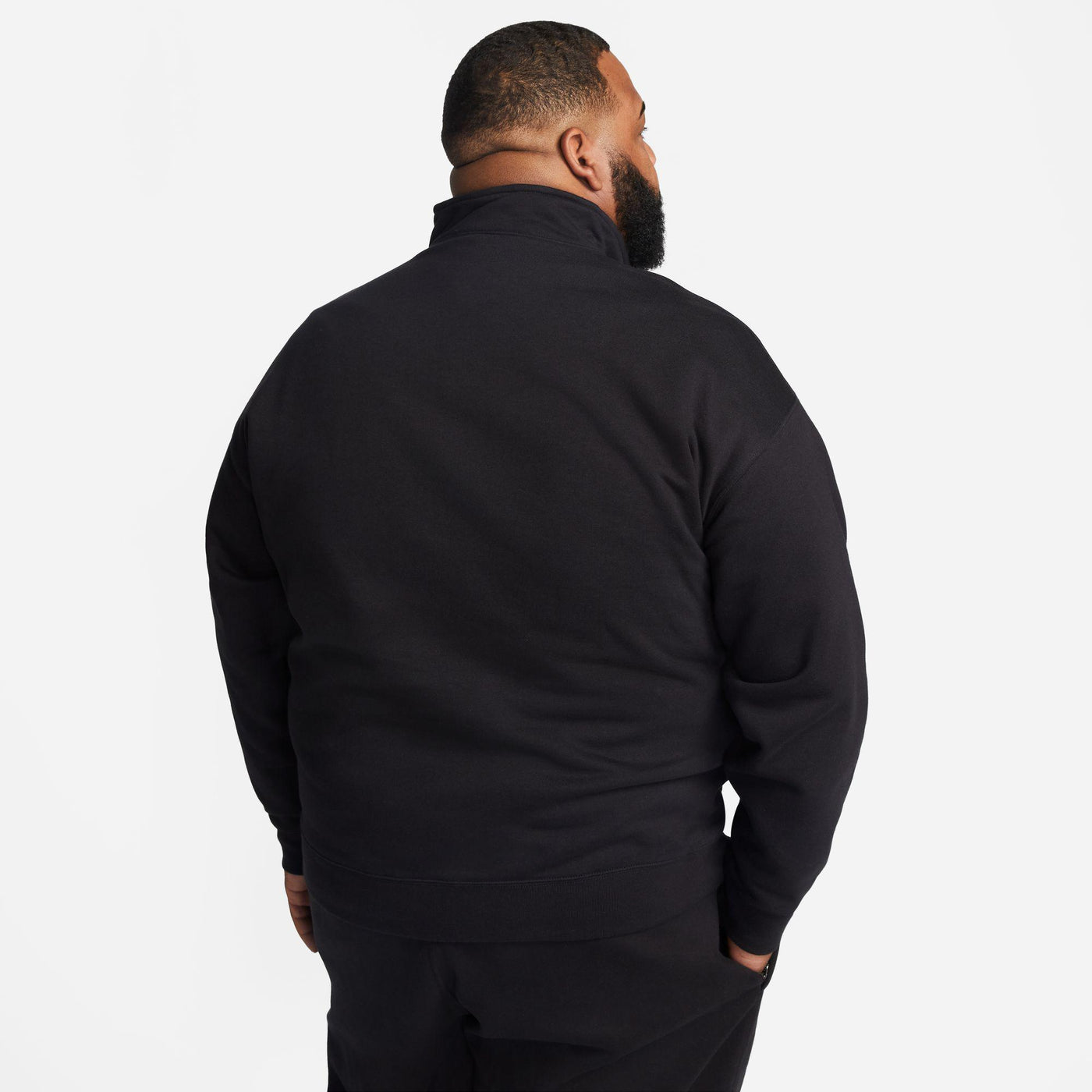 Nike Solo Swoosh Men's 1/4-Zip Top Black