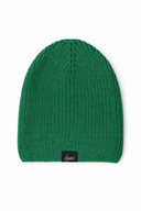 D.Grace Buckle-Back Beanie Kelly Green