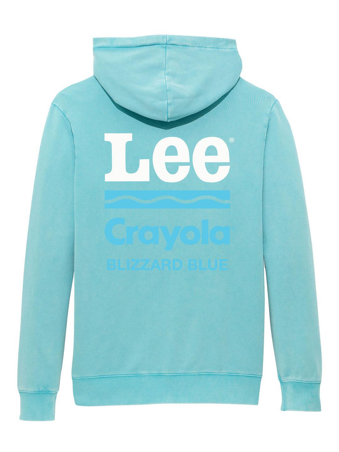 Lee x Crayola Hoodie Blizzard Blue
