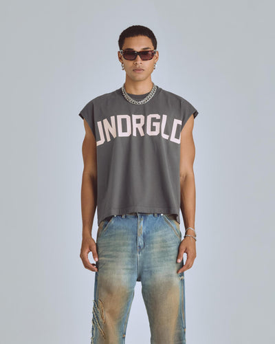 Undergold Agnus Dei UNDRGLD Sleeveless T-Shirt Vintage Gray