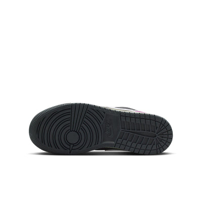 Air Jordan 1 Low SE Big Kid's Shoes Oil Grey/White-Cave Stone-Arctic Punch