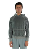 Les Tien Velour Classic Raglan Hoodie