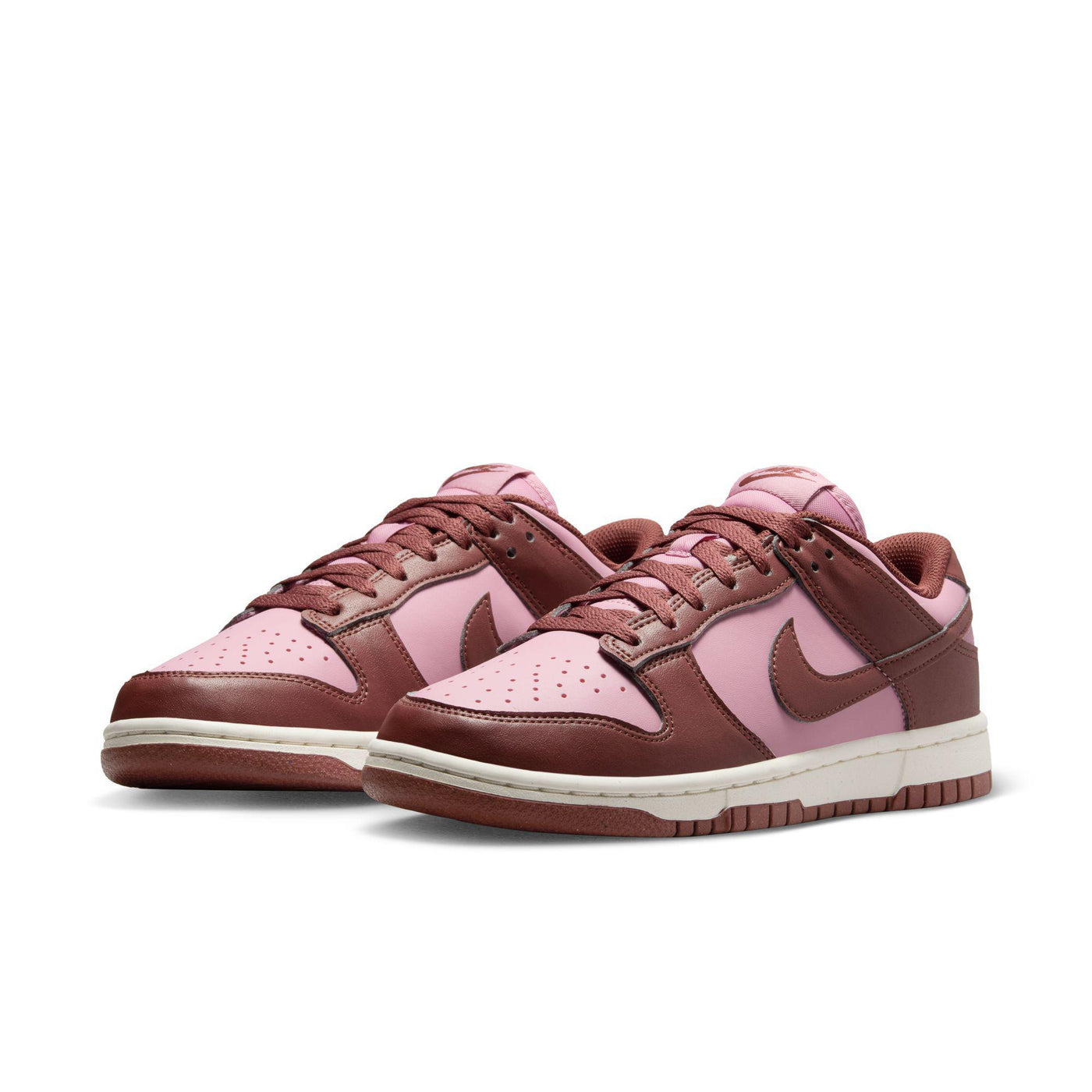 Women's Nike Dunk Low Next Nature White/Elemental Pink-Dark Pony-Sail