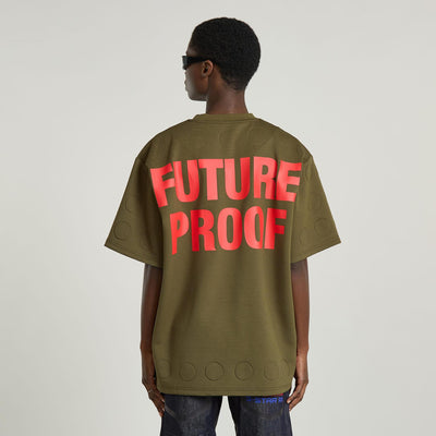 GSxWVB Oversized Boxy Tee Army Green