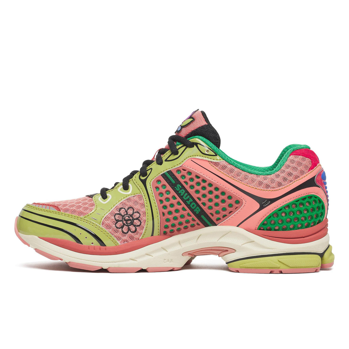 Jae Tips x Saucony Progrid Triumph 4 "Flowers Grow Uptown" Peach/Leaf