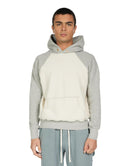Les Tien Heavyweight Classic Raglan Hoodie Heather Grey