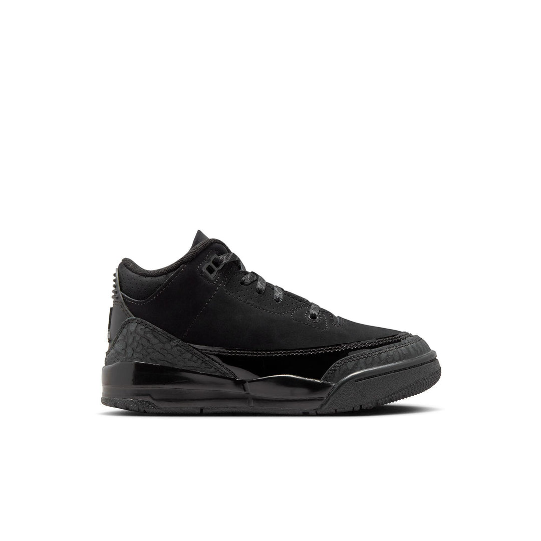 Jordan 3 Retro Little Kids' Shoes Black/Dark Charcoal-White