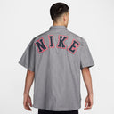 Nike Life Men's Short-Sleeve Button-Down Top Anthracite