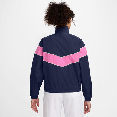 Nike Windrunner Women's Loose UV Woven Full-Zip Jacket Midnight Navy