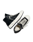 Converse First String Chuck - Premium Leather - Black/Black/Snow White