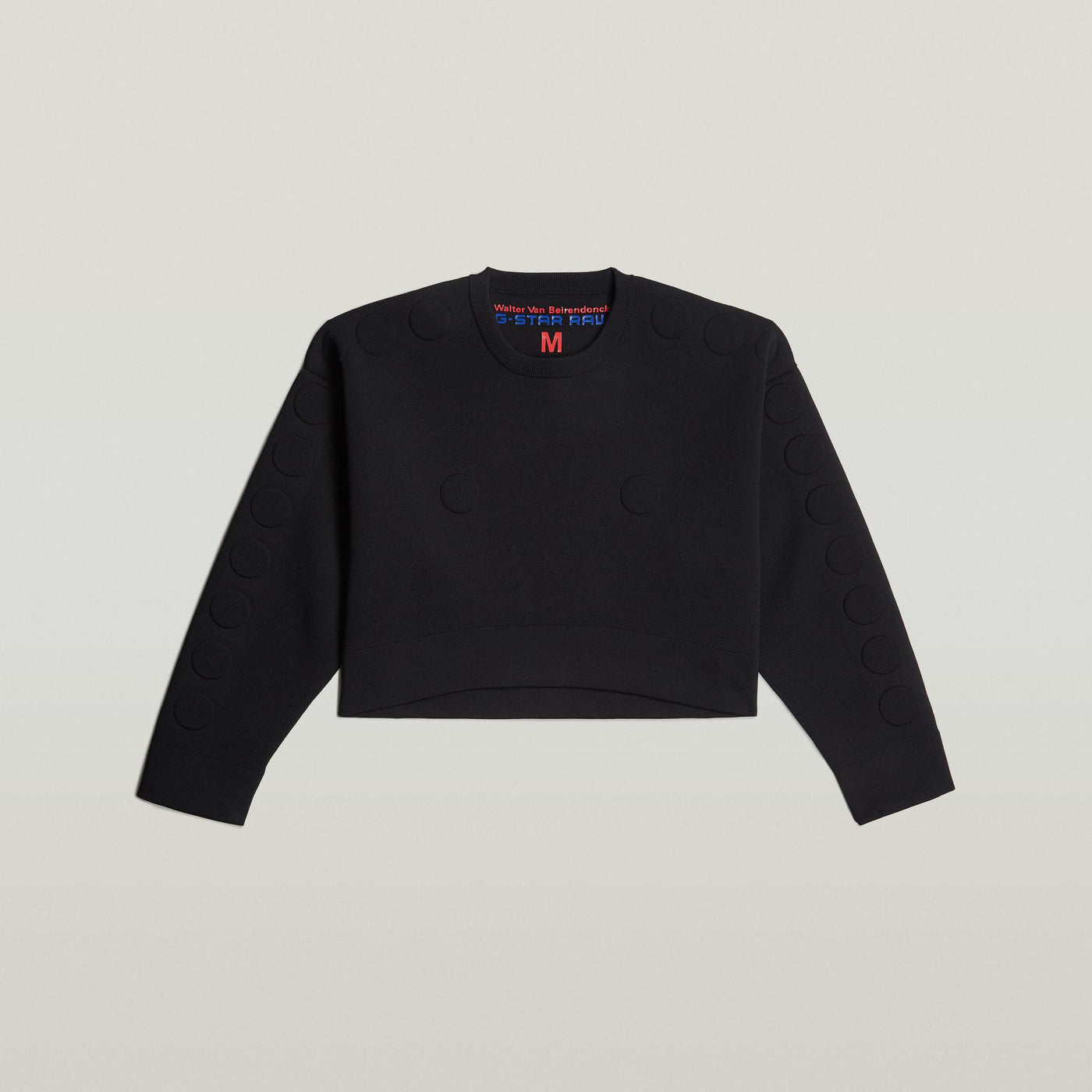 GSxWVB Oversized Short Sweat Knit R Black