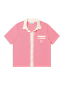 Sergio Tacchini Fratelli Crochet Caban Polo