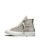 Converse First String Chuck - Croc Leather - White/Snow White/Black