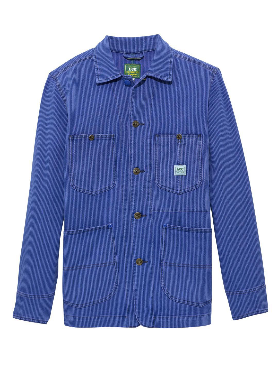 Lee x Crayola Men's Chore Jacket Violet Blue