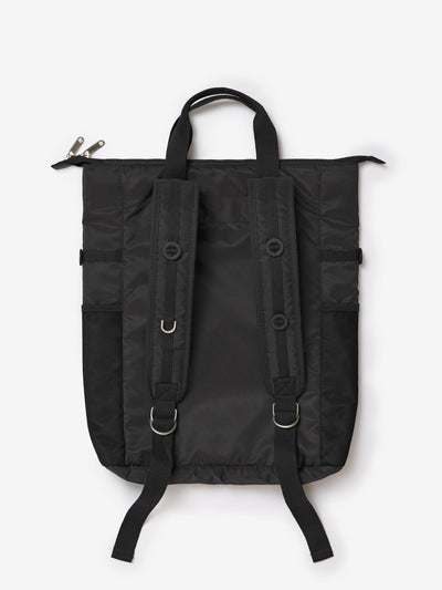 SCRT® Slot Buttoned Backpack Black
