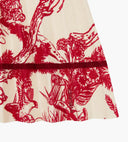 Head Golf Women's Knit Pleat Dress Red-Botanical