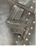Undergold 94' UDGD Riveted Painted Jorts Painted Gray