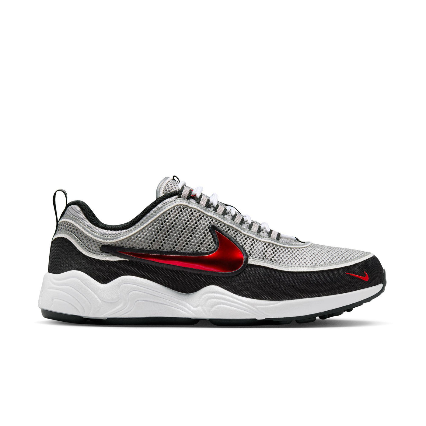 Nike Air Zoom Spiridon SP Metallic Silver/Sport Red-Black-White