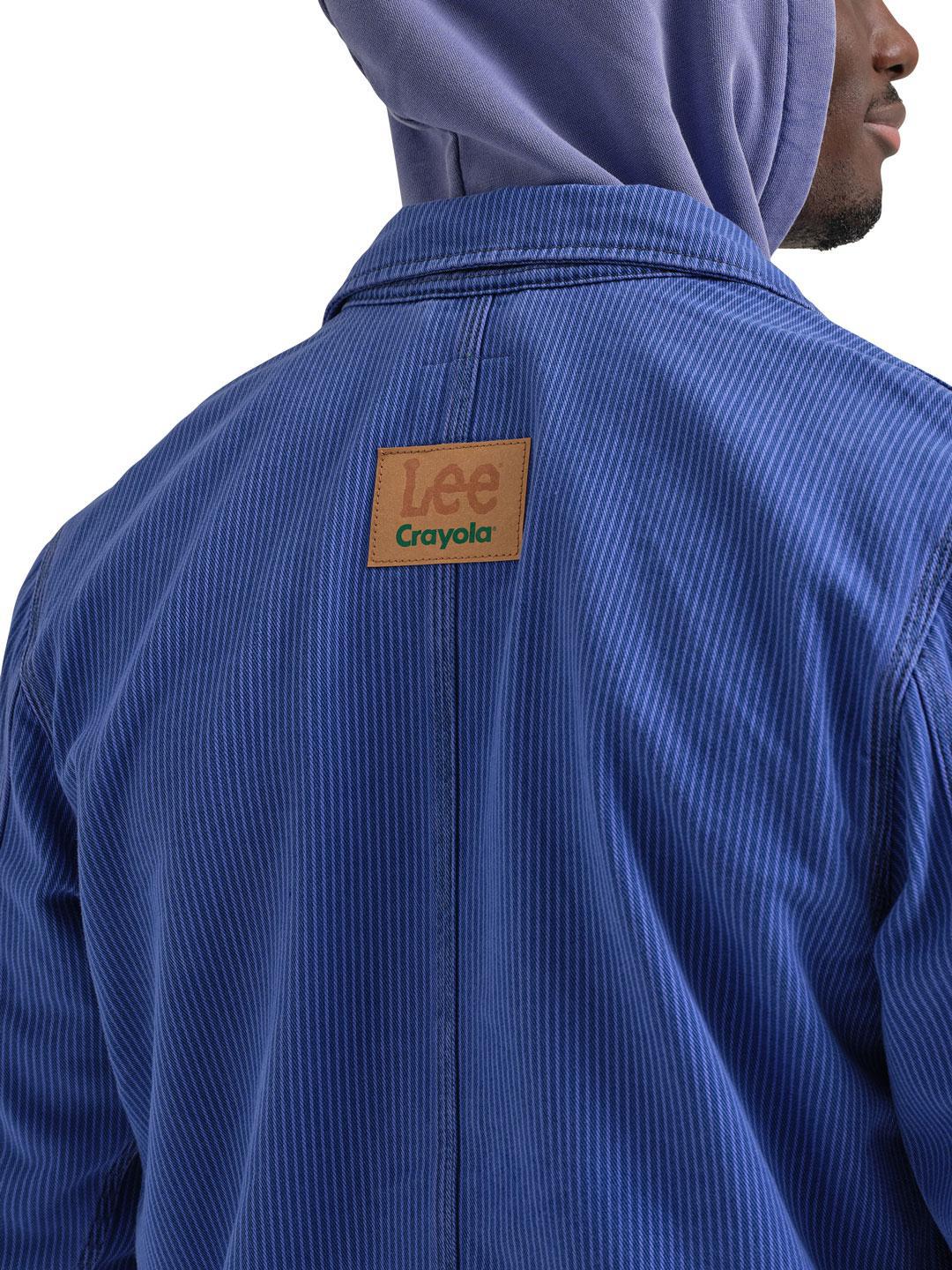 Lee x Crayola Men's Chore Jacket Violet Blue