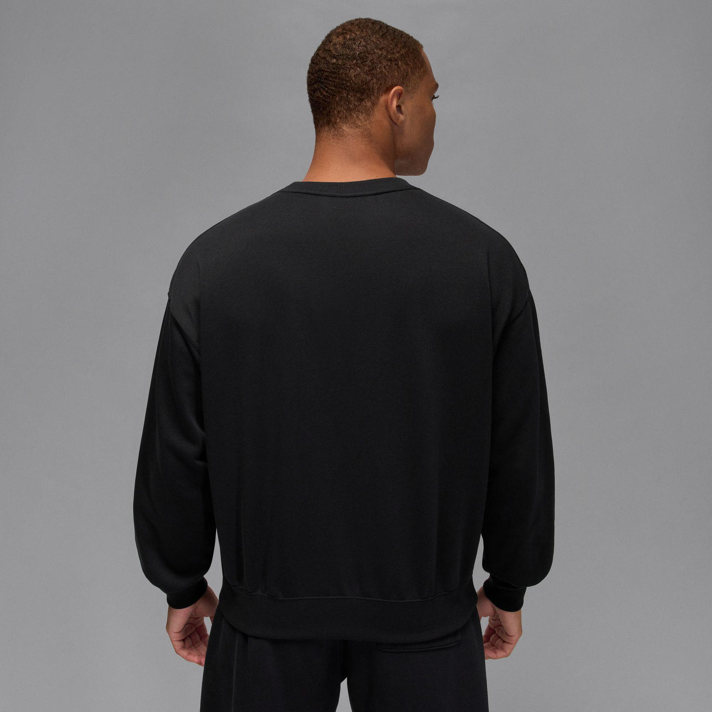 Jordan Brooklyn Fleece Men's Crewneck Sweatshirt Black