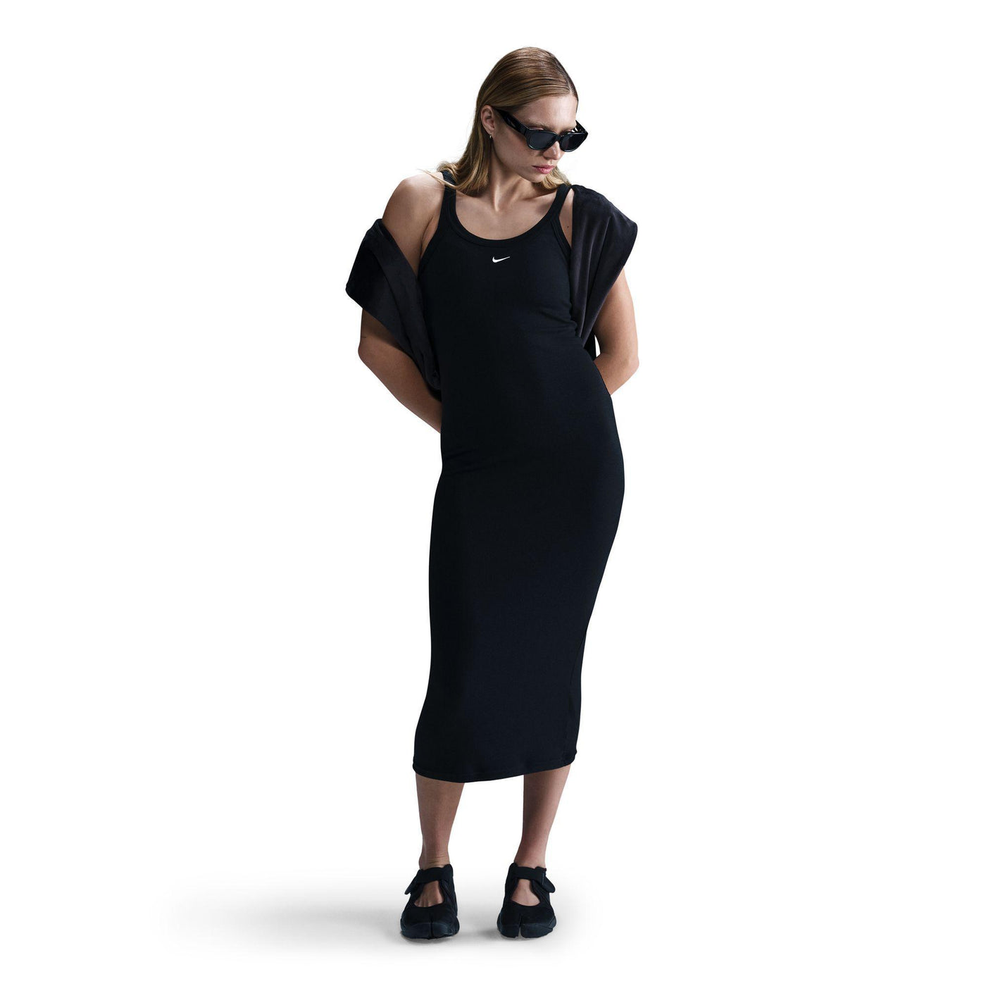 Nike Sportswear Chill Knit Women's Tight Mini-Rib Tank Dress Black