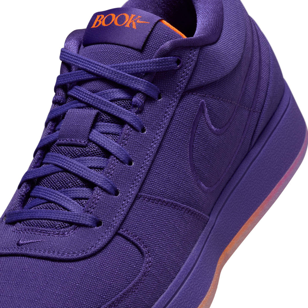 Nike Book 1 Court Purple/Total Orange-Taupe Grey | Hushlife 