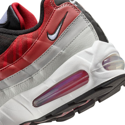 Nike Air Max 95 Big Bubble x Morehouse Black/White-Dark Team Red-Varsity Red