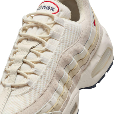 Nike Air Max 95 OG PRM Pale Ivory/University Red-Light Khaki-Sail