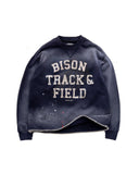 Church League Champions® Bison Track & Field Crewneck Navy