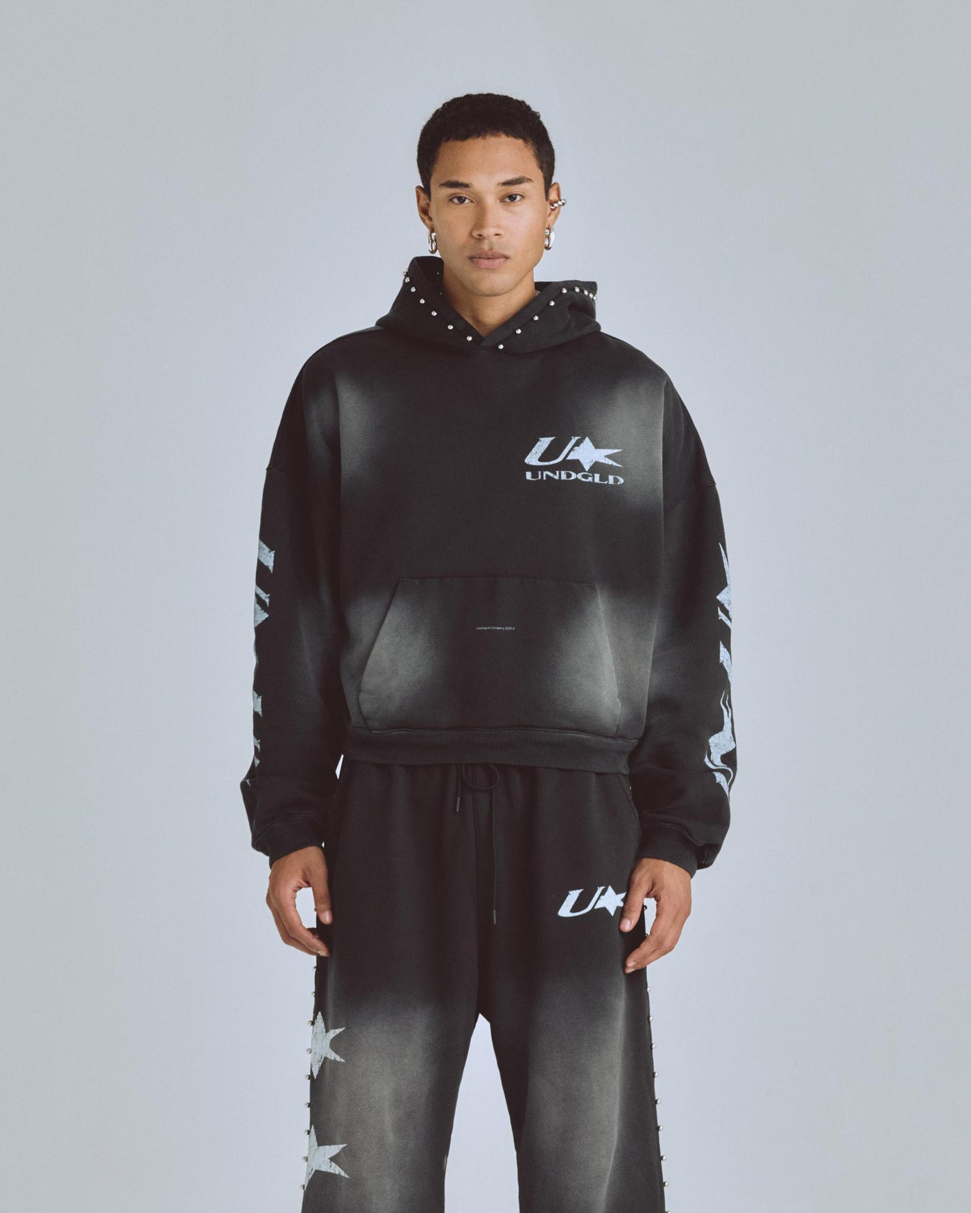Undergold Agnus Dei U Star Hoodie Smokey Black