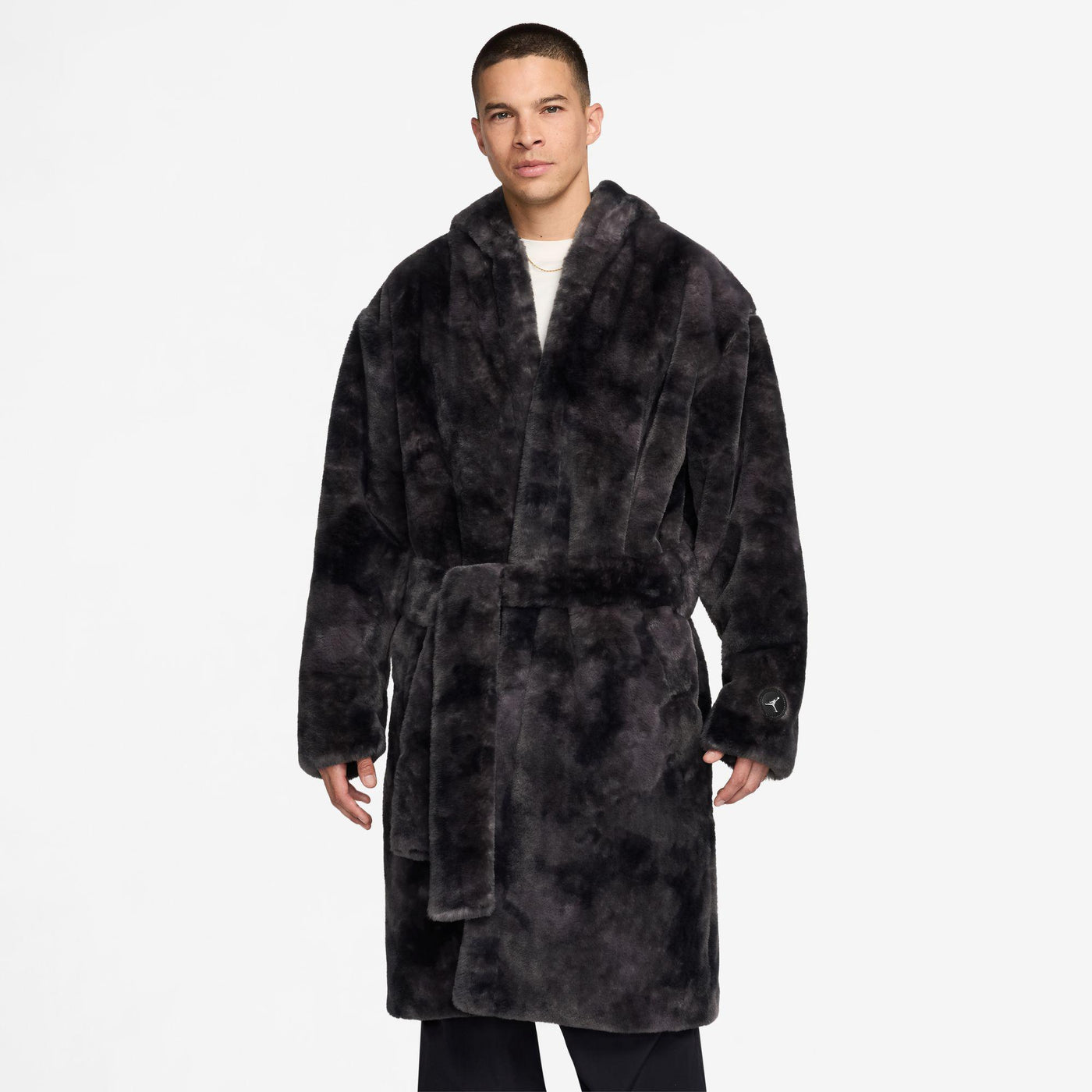 Jordan Men's Fur Robe Thunder Grey