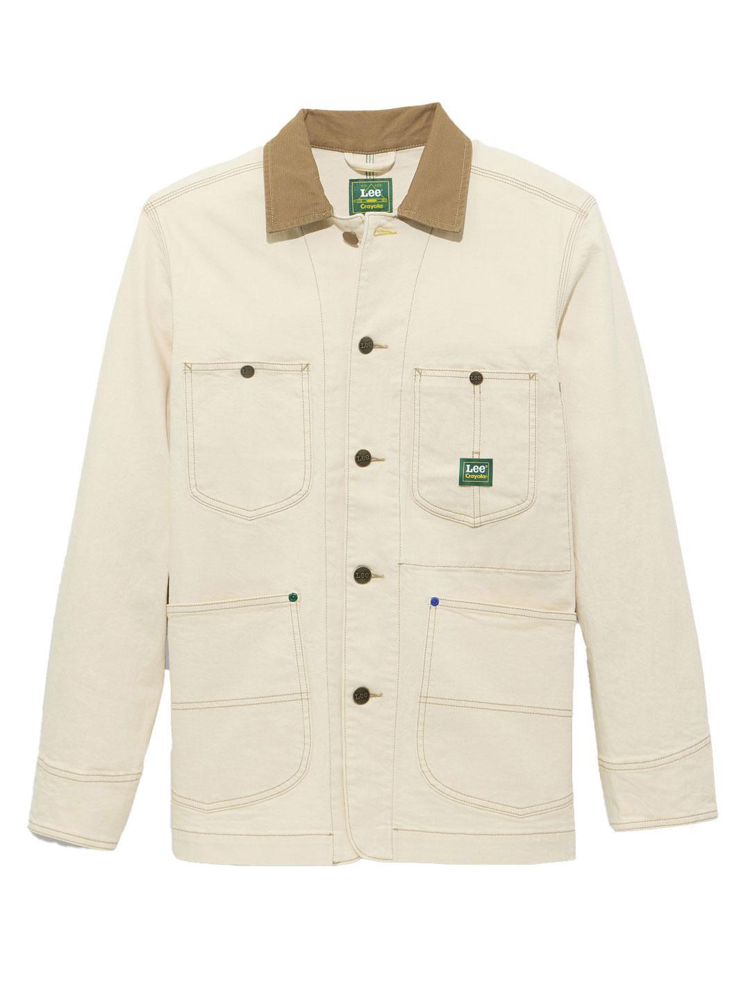 Lee x Crayola Men's Chore Jacket Ecru