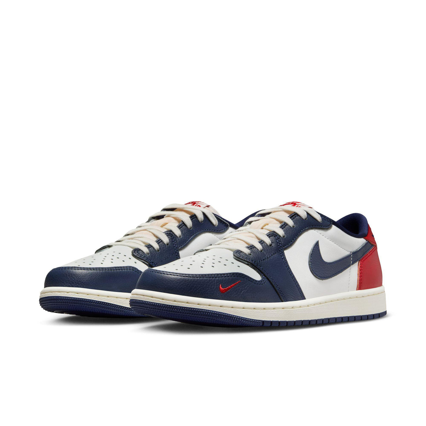 Air Jordan 1 Retro Low OG Summit White/Gym Red-Midnight Navy