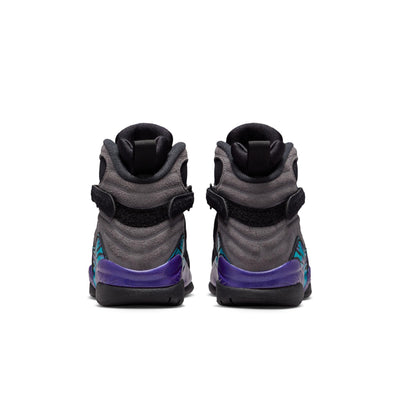 Air Jordan 8 Retro Big Kids' Shoes Black/Multi Color-Multi Color