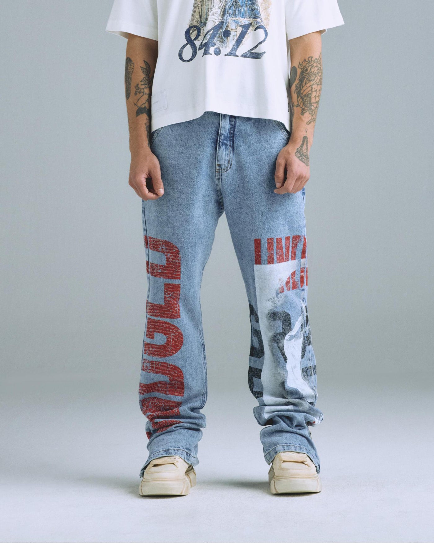 Undergold Gratia Plena Mary Regular Zip Jean