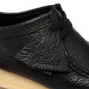 Clarks Wallabee Black Leather Embossed