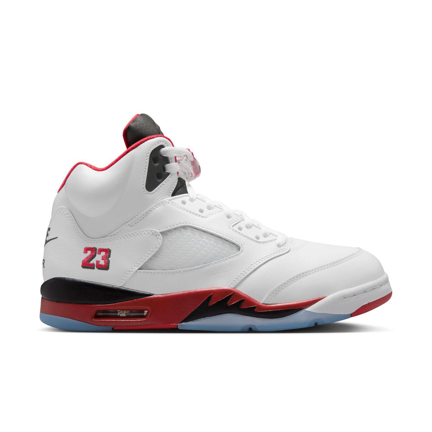 Air Jordan 5 Retro OG White/Fire Red-Black