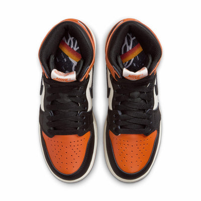 Air Jordan 1 High OG Big Kids' Shoes Black/Black-Sail-Starfish
