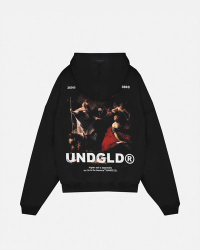 Undergold Gratia Plena Holy Fire Hoodie Black