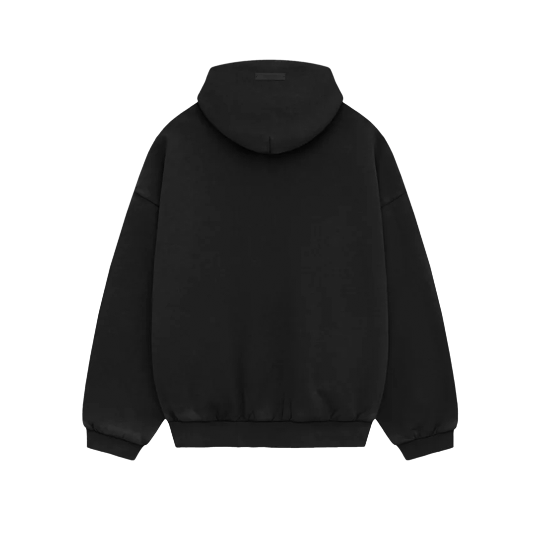 Fear of God Essentials Heavy Fleece Vintage Shrunken Hoodie Black