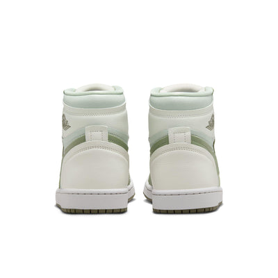 Women's Air Jordan 1 High Method of Make Medium Olive/Oil Green-Sea Glass-Seafoam