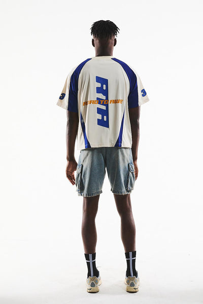 RTA Fonda | Bone Navy Fusion Tee