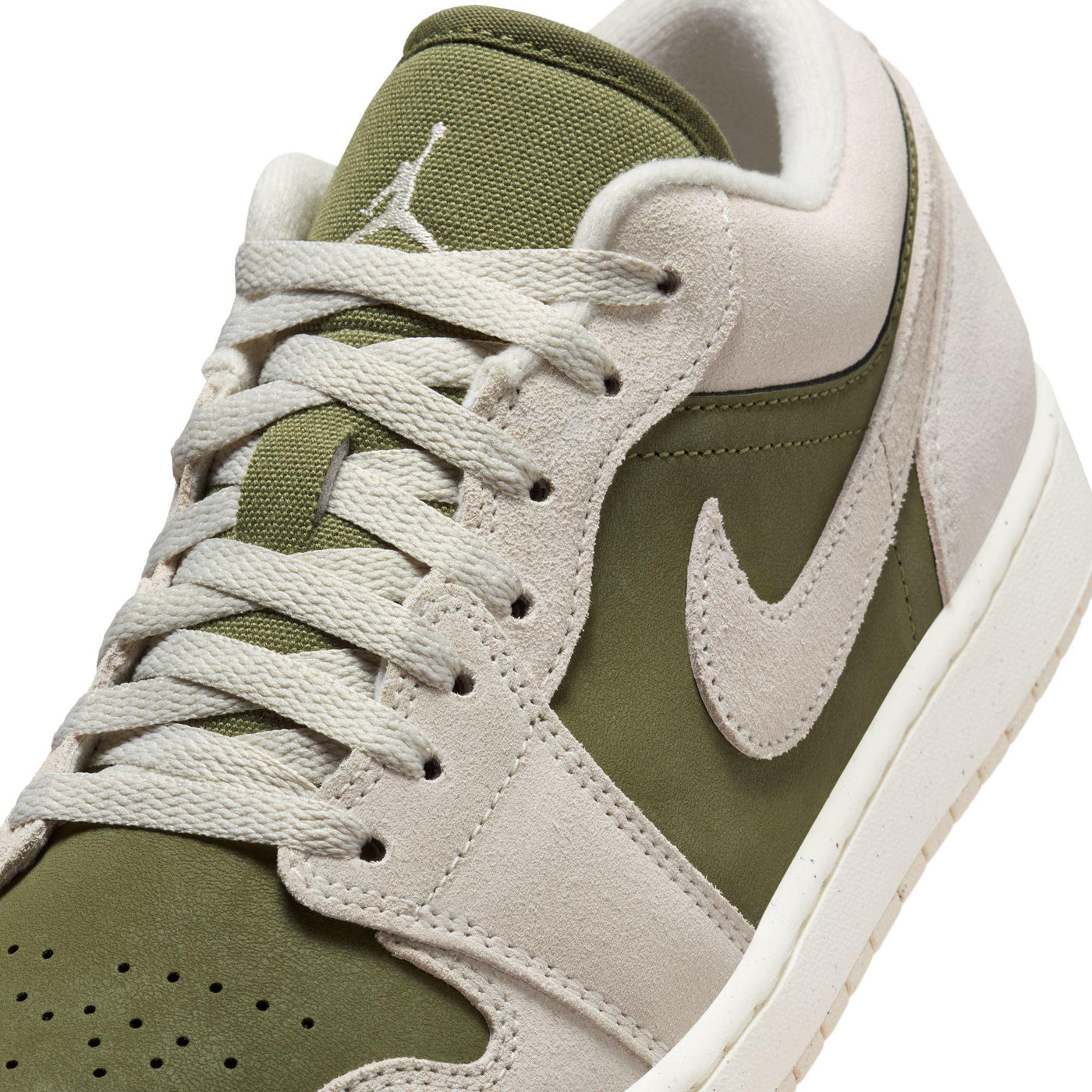 Air Jordan 1 Low SE Medium Olive-Light Orewood Brown-Sail