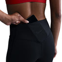 Nike Universa Women's High-Waisted 8" Biker Shorts with No Front Seam Black