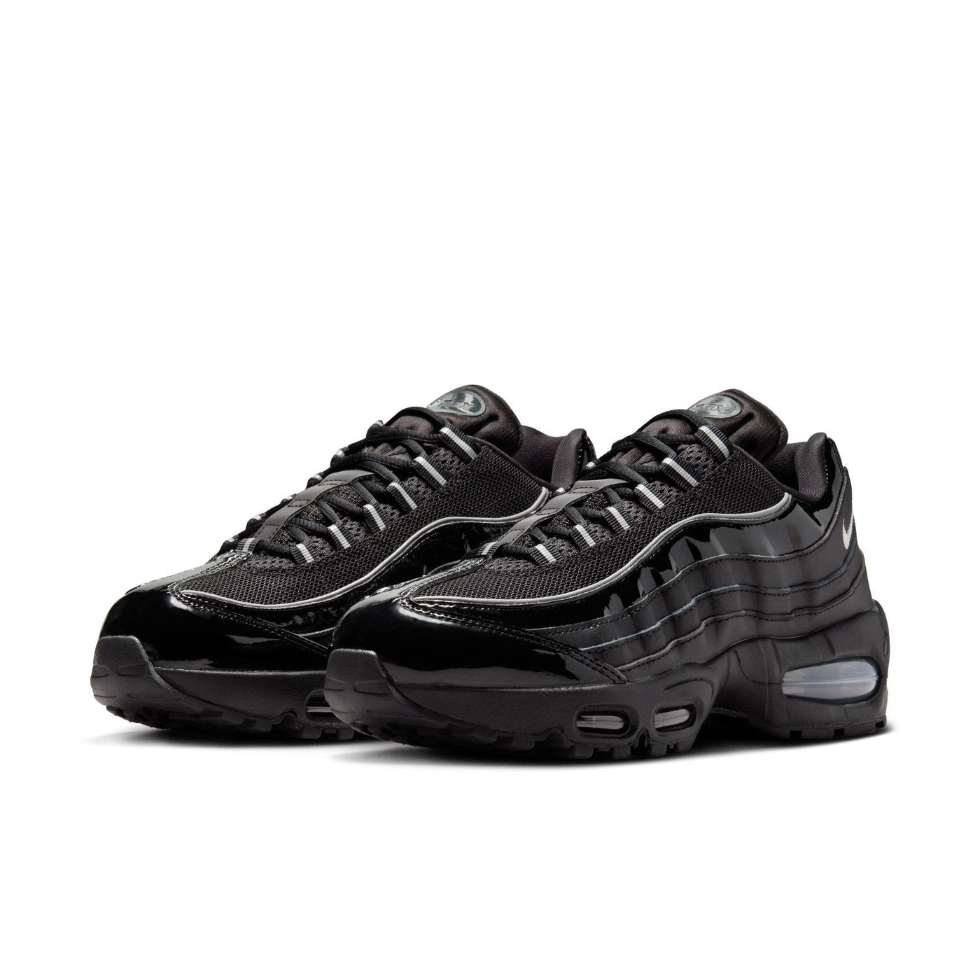 Women's Nike Air Max 95 Black/Metallic Silver-Reflect Silver