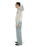 Les Tien Heavyweight Classic Raglan Hoodie Heather Grey