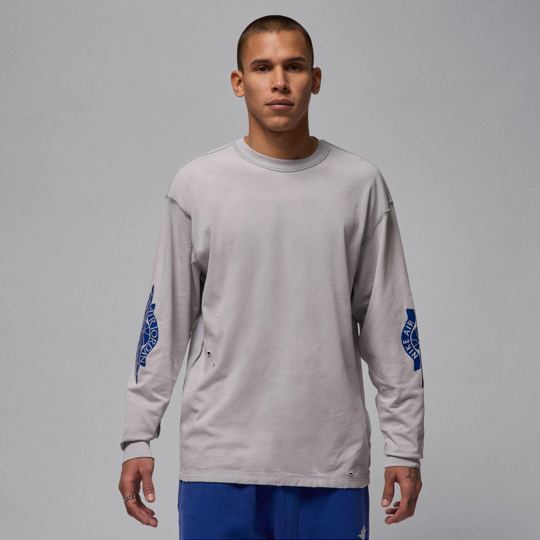 Jordan Rare Air Men's Long-Sleeve T-Shirt Light Smoke Grey